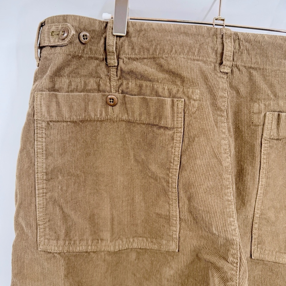 MADEWELL Men’s Fatigue Pants In Corduroy Woodland Brown NW541 - Picture 5 of 8
